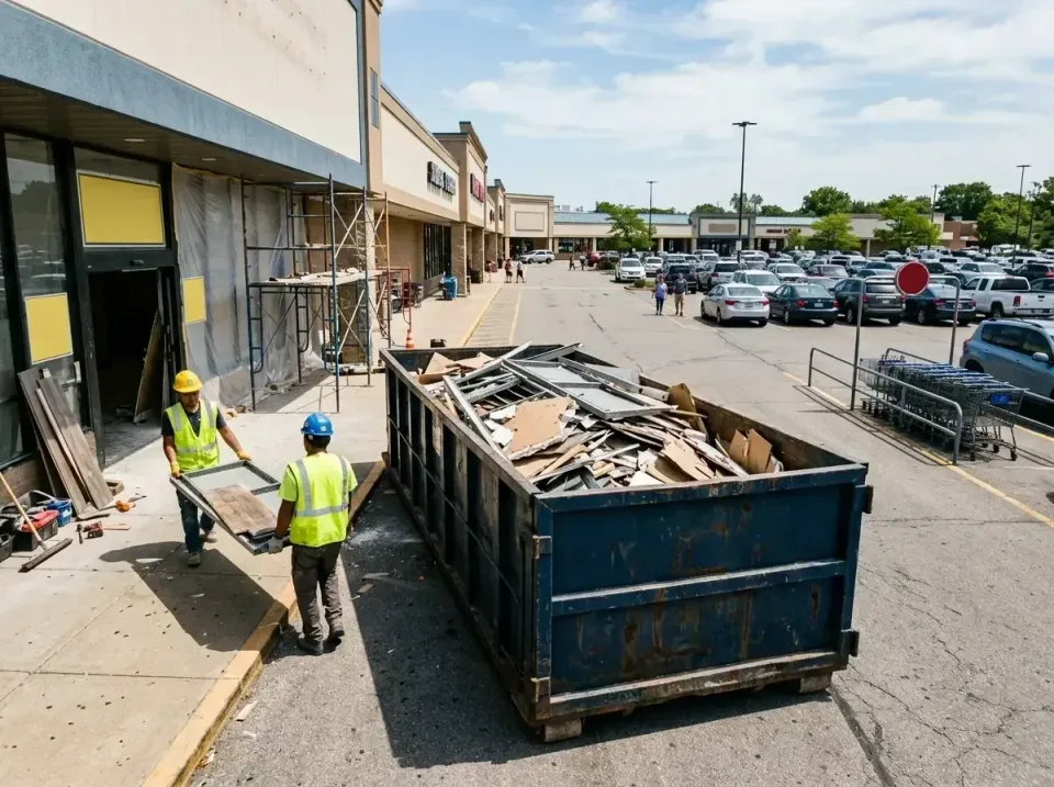 retail-store-renovation-debris-003 — frequently asked questions, Roll-off Dumpster Rentals in South Gate Ridge, FL